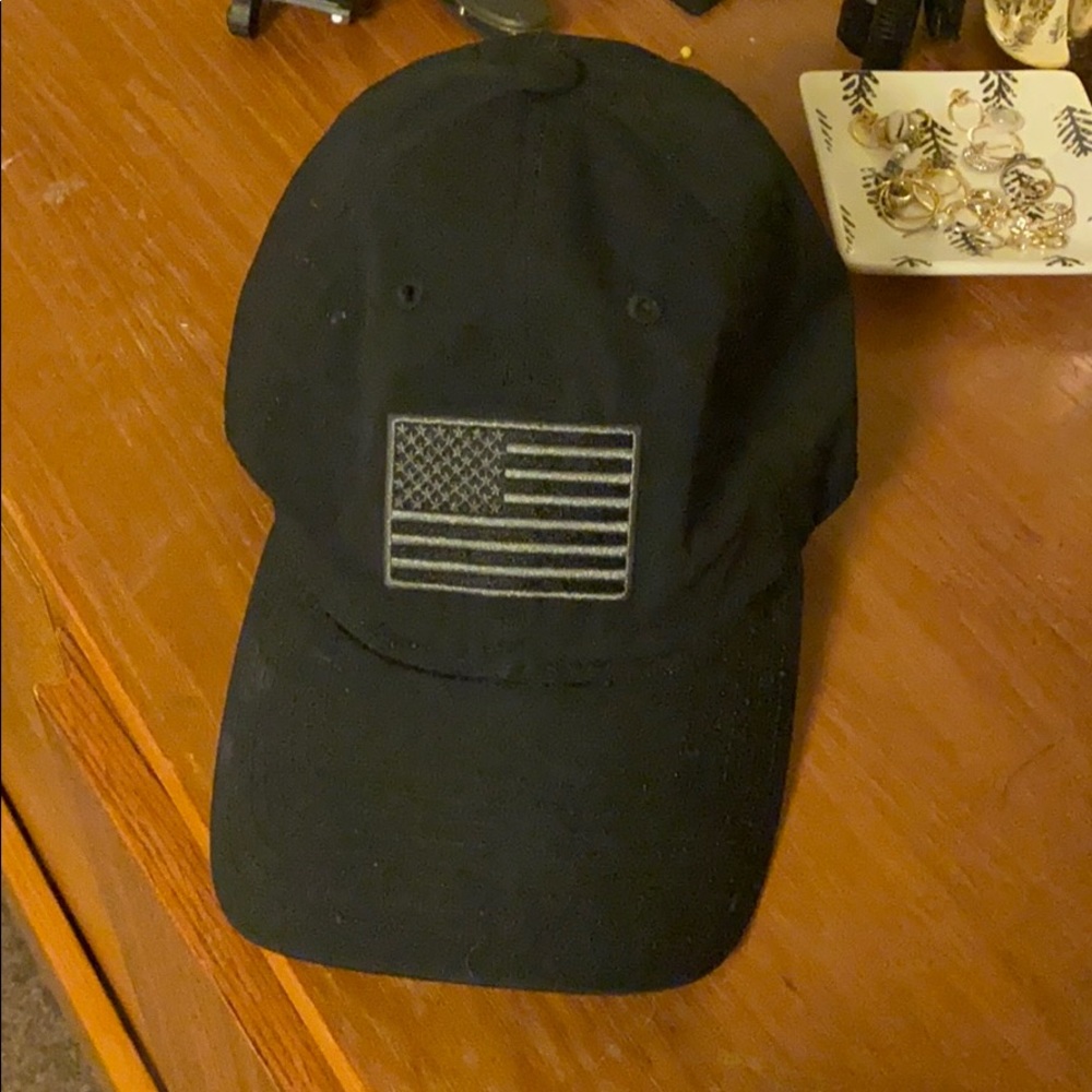 Black American Flag Baseball Hat